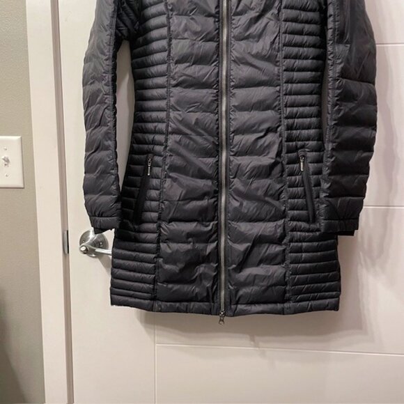 Kuhl SpyFire Down Parka Puffer Coat Black Size XS - Picture 6 of 16